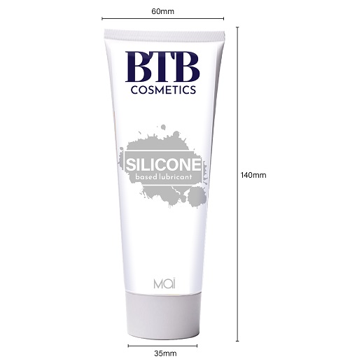 BTB Silikon Gleitgel 100ml - Produktabbildung 3 - Vibrava Shop