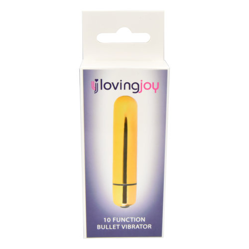 10-Stufen Gold Bullet Vibrator - Produktabbildung 2 - Vibrava Shop