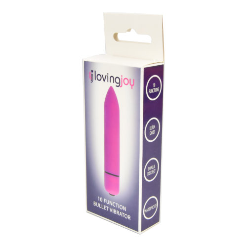 10-Funktionen Lila Kugelvibrator Loving Joy - Produktabbildung 2 - Vibrava Shop