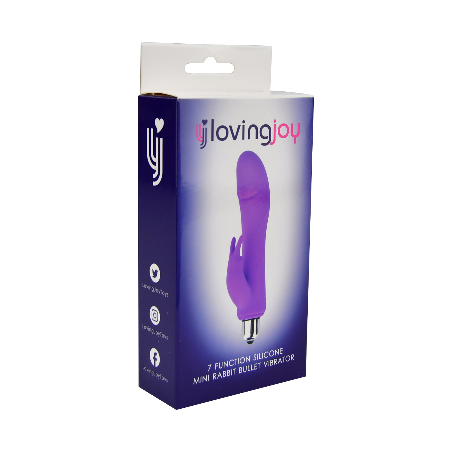7-Funktionen Silikon Mini Rabbit Kugelvibrator - Produktabbildung 3 - Vibrava Shop