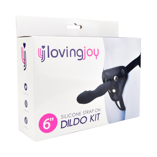 Silikon Strap-On Dildo Kit, 15 cm - Produktabbildung 7 - Vibrava Shop