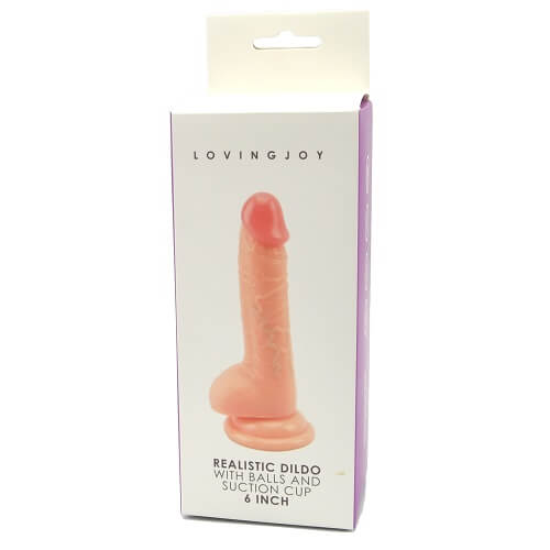 Realistischer Dildo mit Hoden und Saugnapf - Produktabbildung 5 - Vibrava Shop