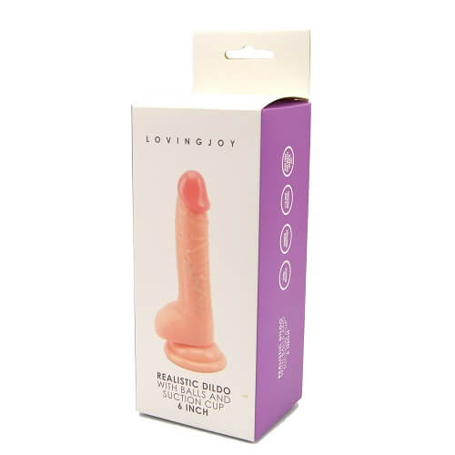 Realistischer Dildo mit Hoden und Saugnapf - Produktabbildung 6 - Vibrava Shop