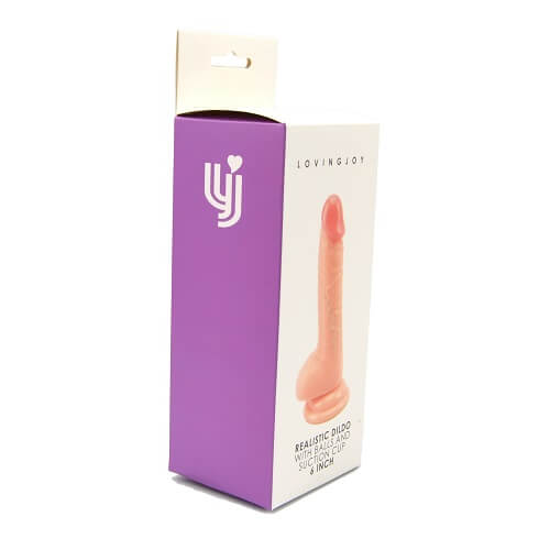Realistischer Dildo mit Hoden und Saugnapf - Produktabbildung 7 - Vibrava Shop