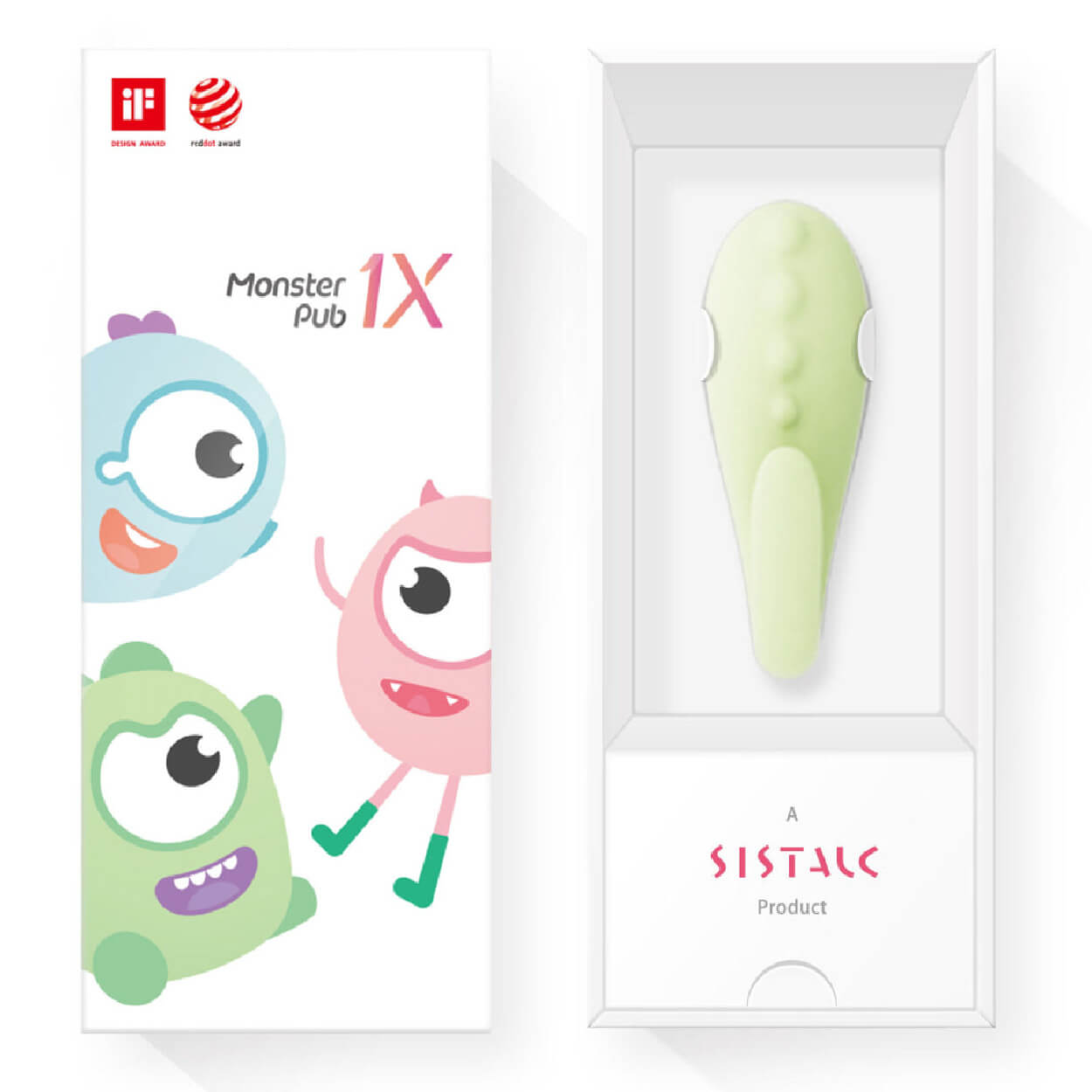 Der fernsteuerbare Vibrator Master Godzilla von Monster Pub - Produktabbildung